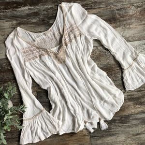Altar’d State | Boho Bell Sleeve Top